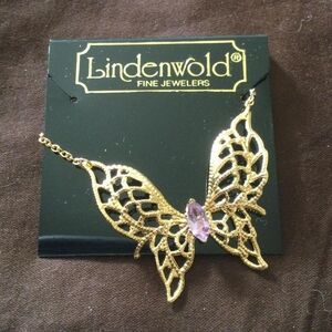 Lindenwold butterfly necklace